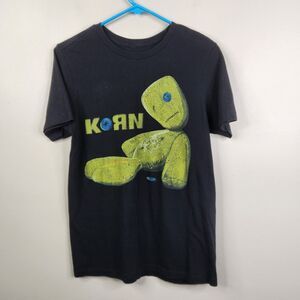 Korn Issues Ragdoll Y2K Short Sleeve Crew Neck Front Side Graphic Tee Small